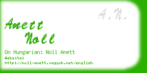 anett noll business card